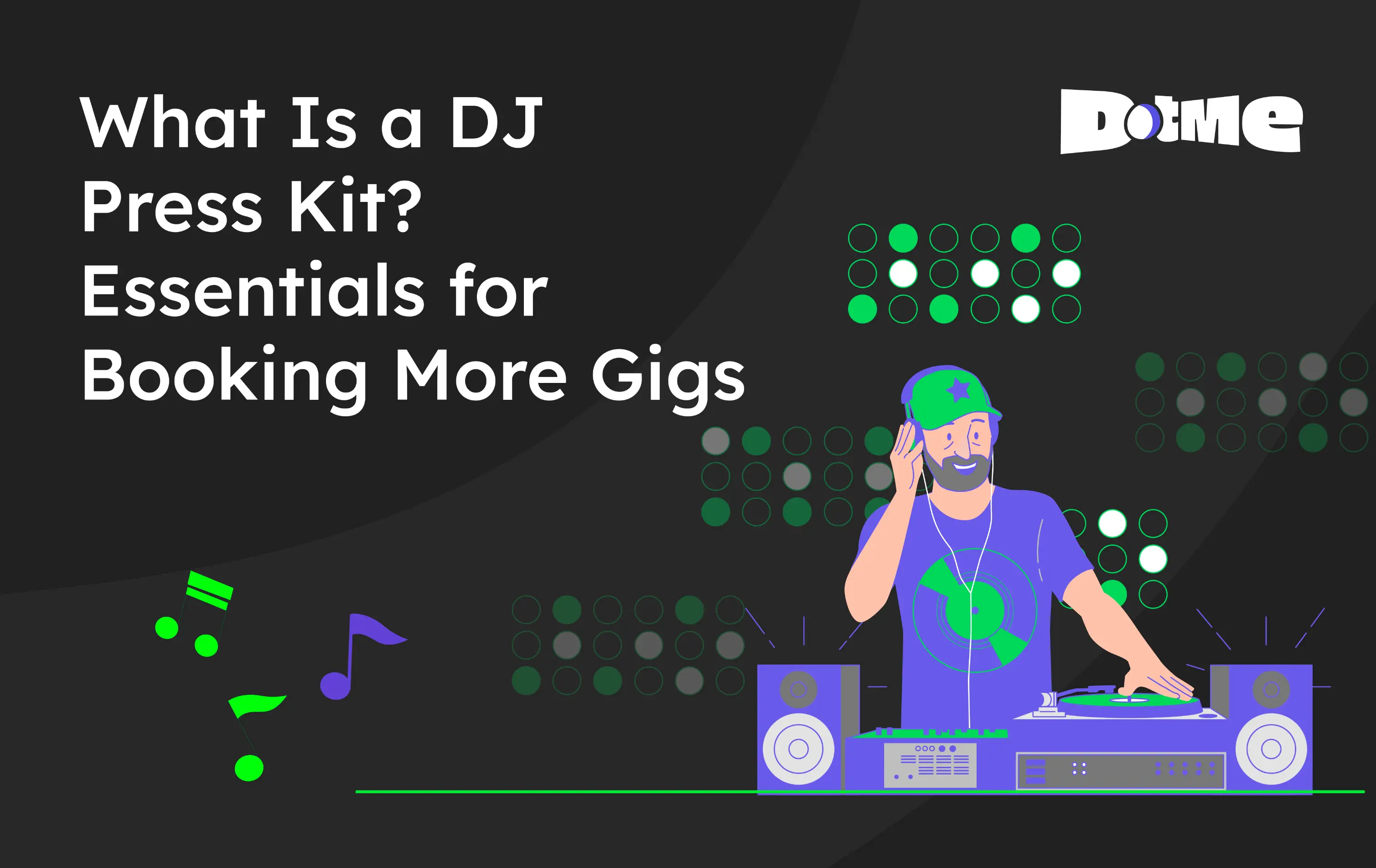 press kit for DJ