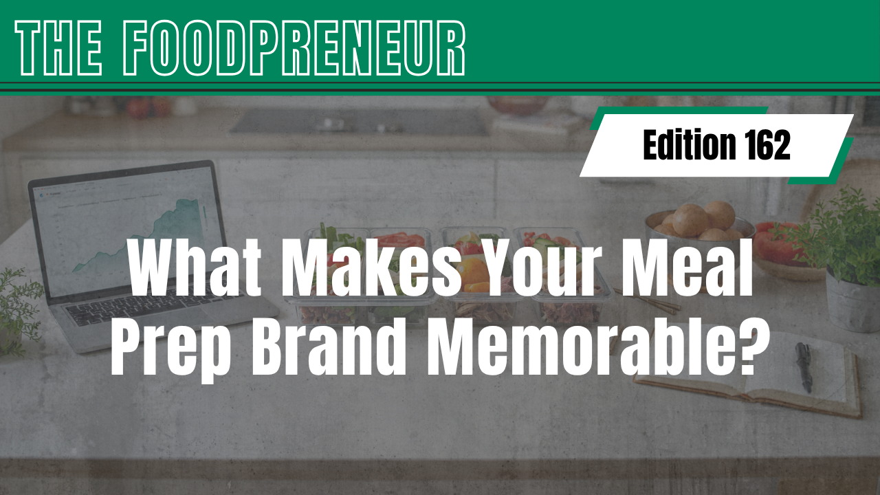 TF #162 What Makes Your Meal Prep Brand Memorable?