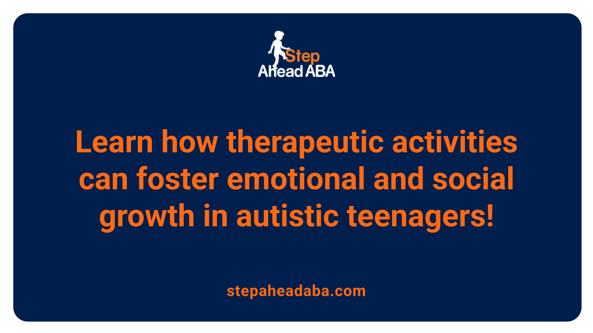 Learn how therapeutic activities can foster emotional and social growth in autistic teenagers!