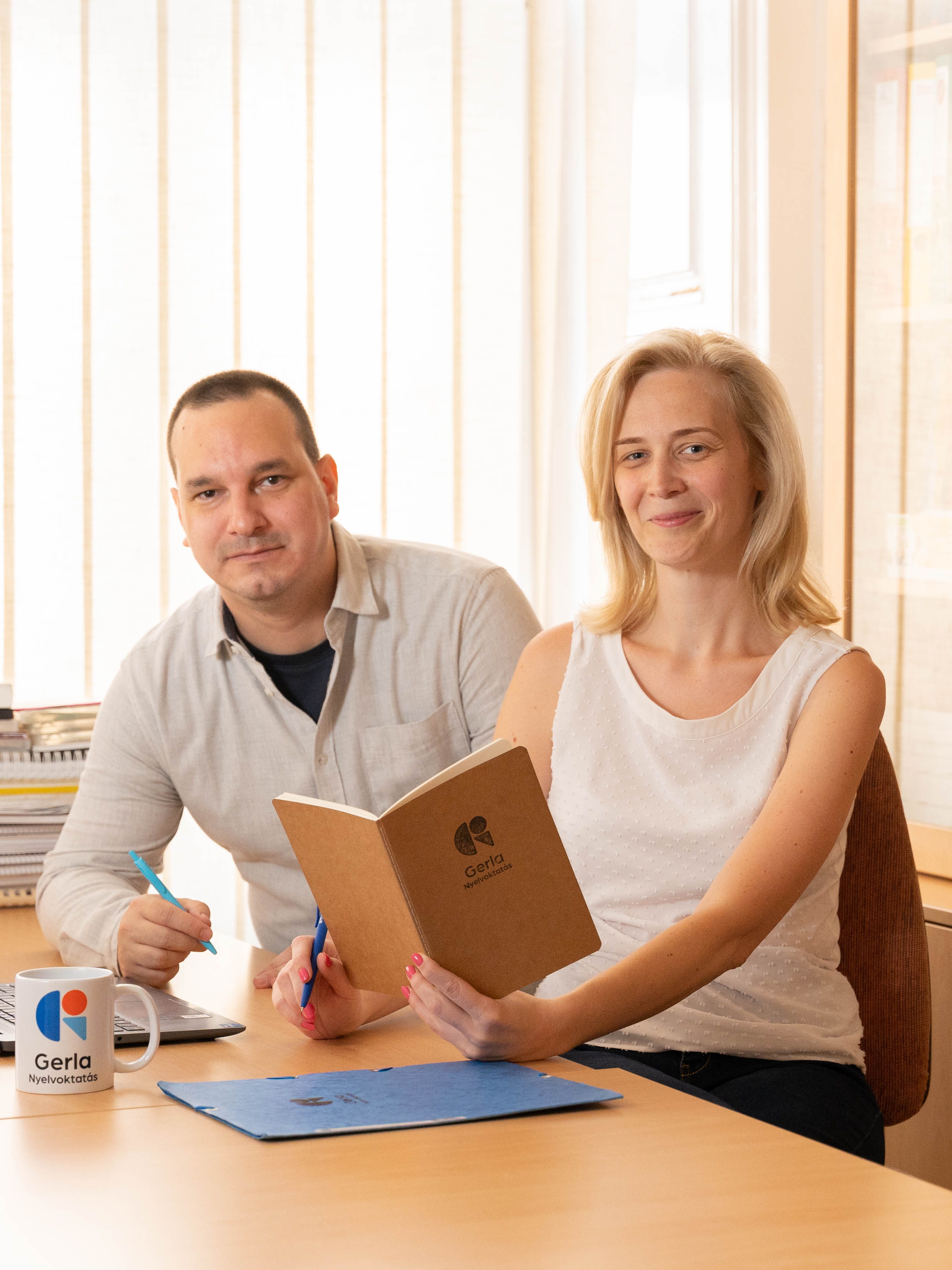 Gerla language schools three founders are smiling
