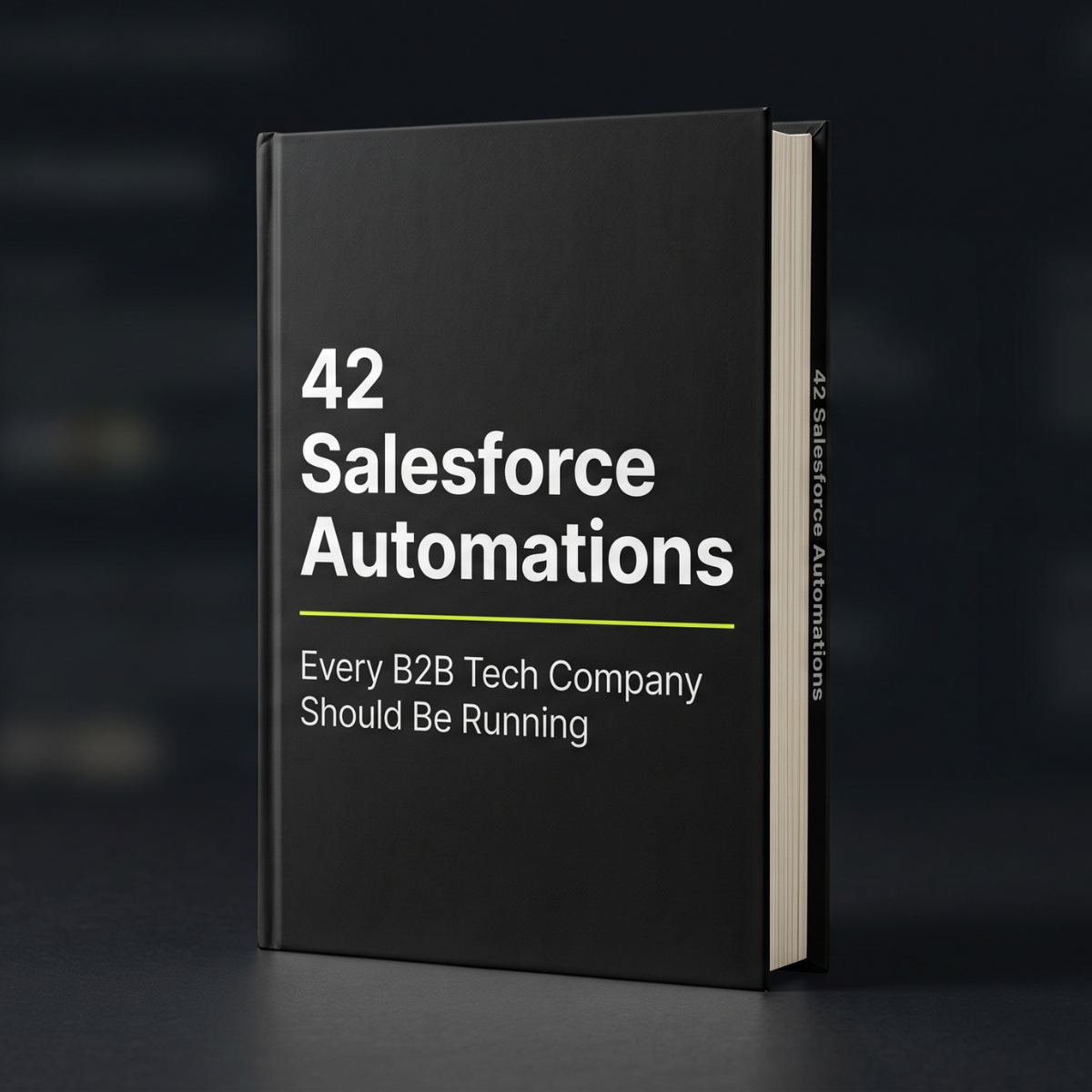 The 42 Salesforce Automations playbook cover
