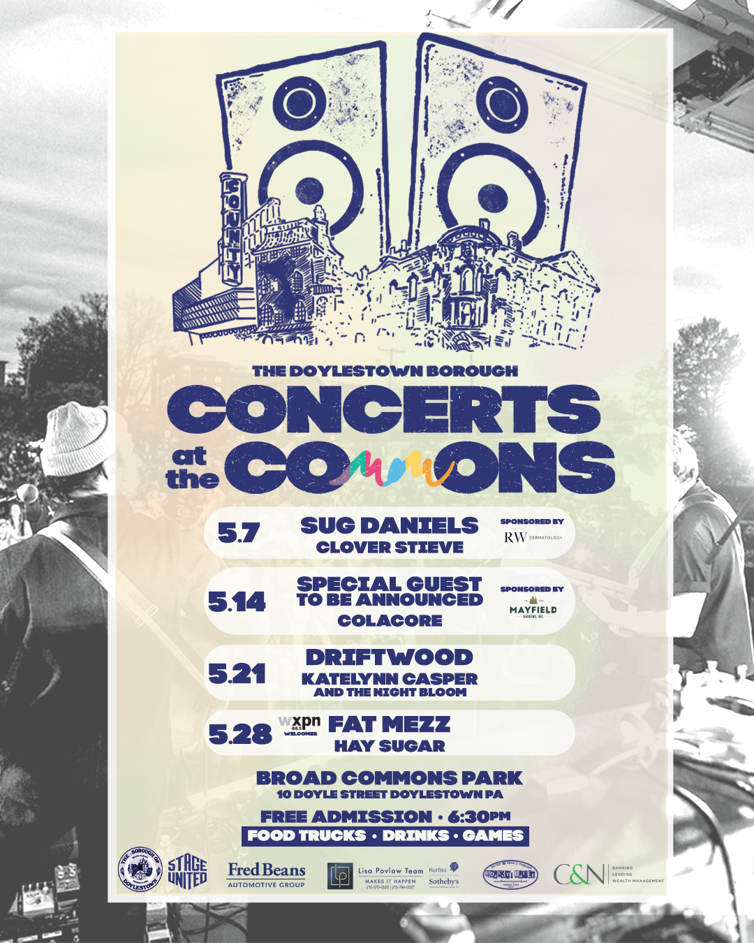Concerts at the Commons featuring Big Boy Brass with Hay Sugar