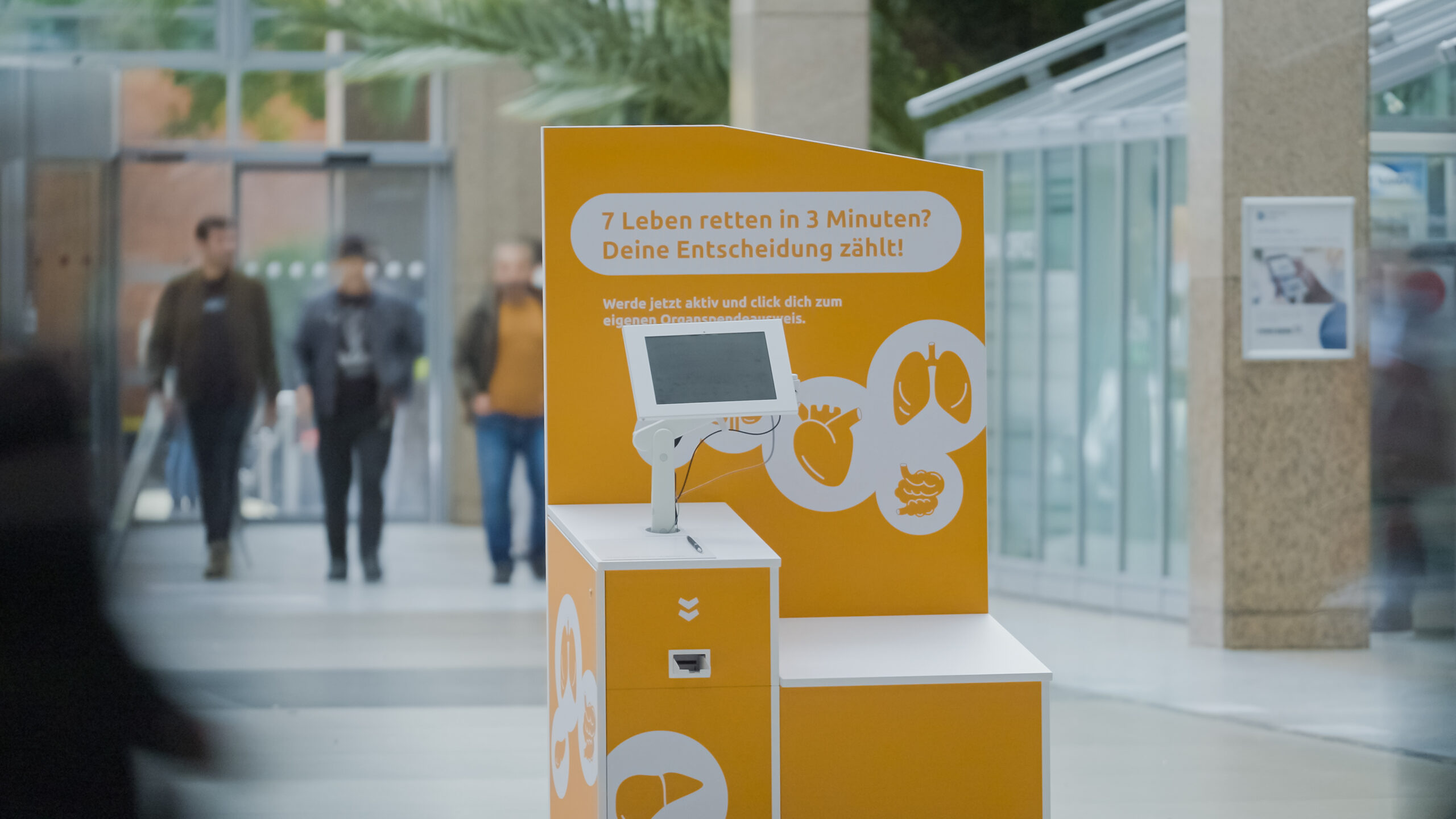 Terminal mit Kartendrucker am Aufstellort