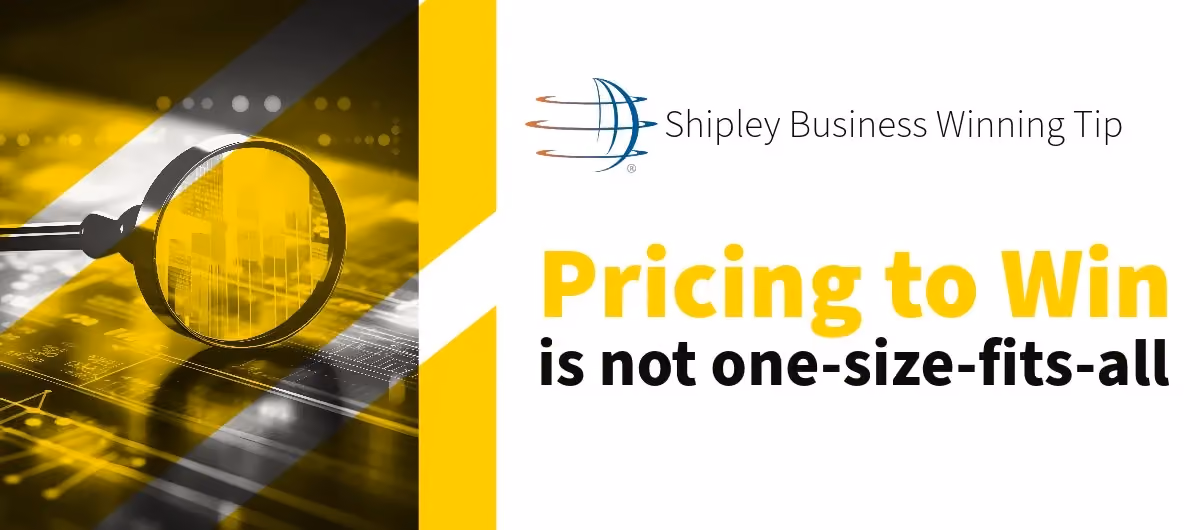 Pricing to Win: Is Not One Size Fits All