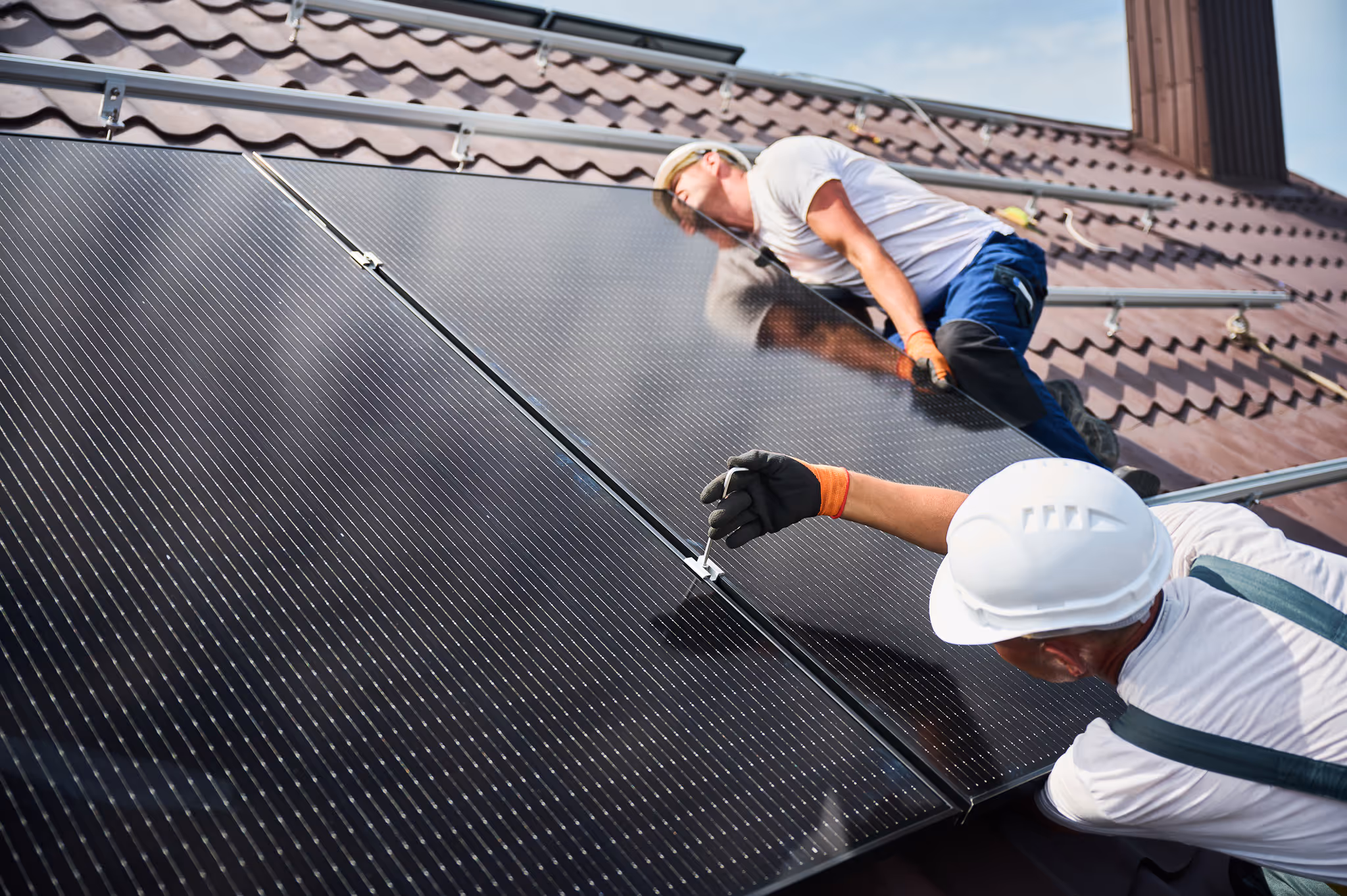 Des panneaux photovoltaïques