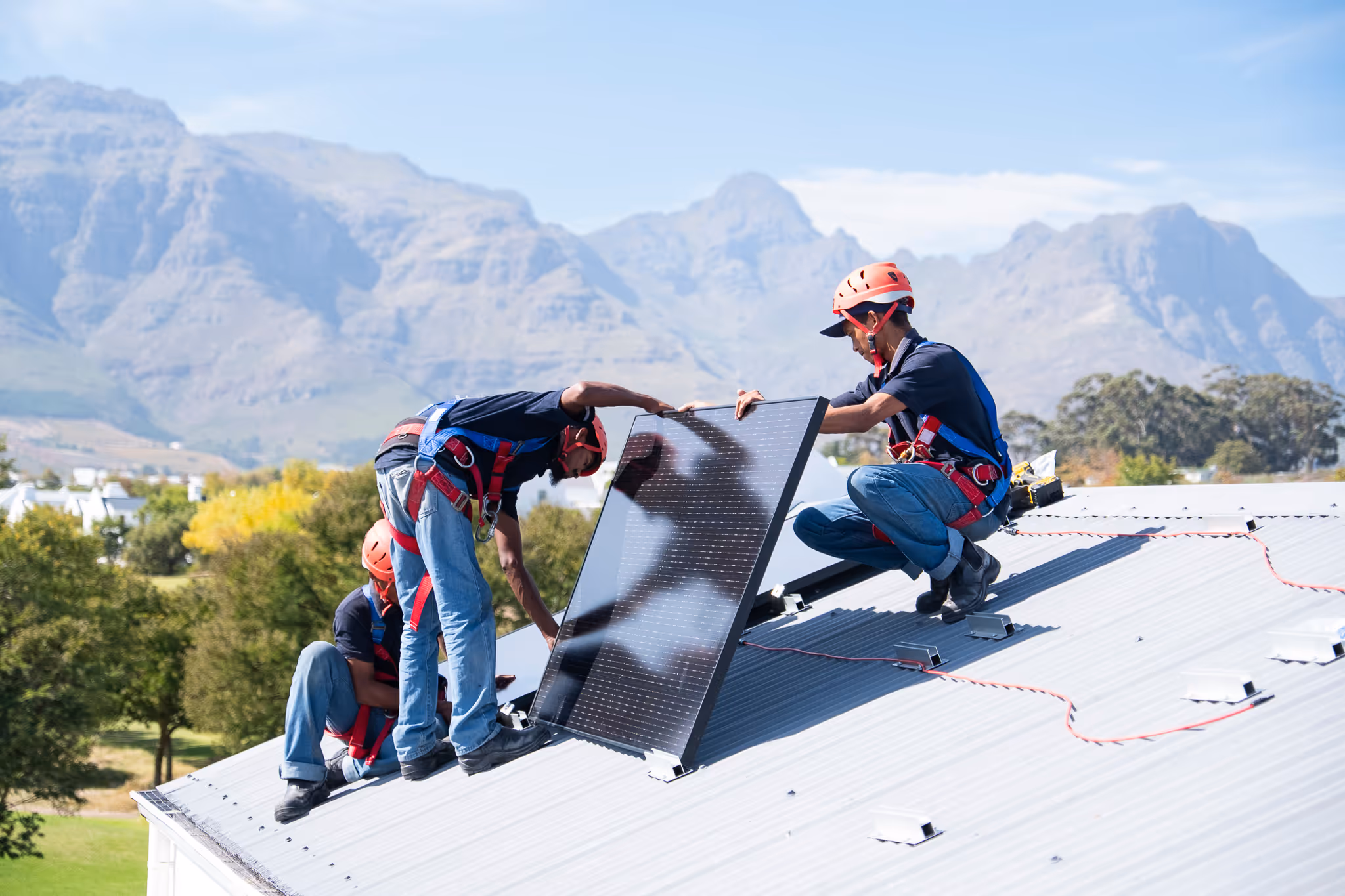 Des panneaux photovoltaïques