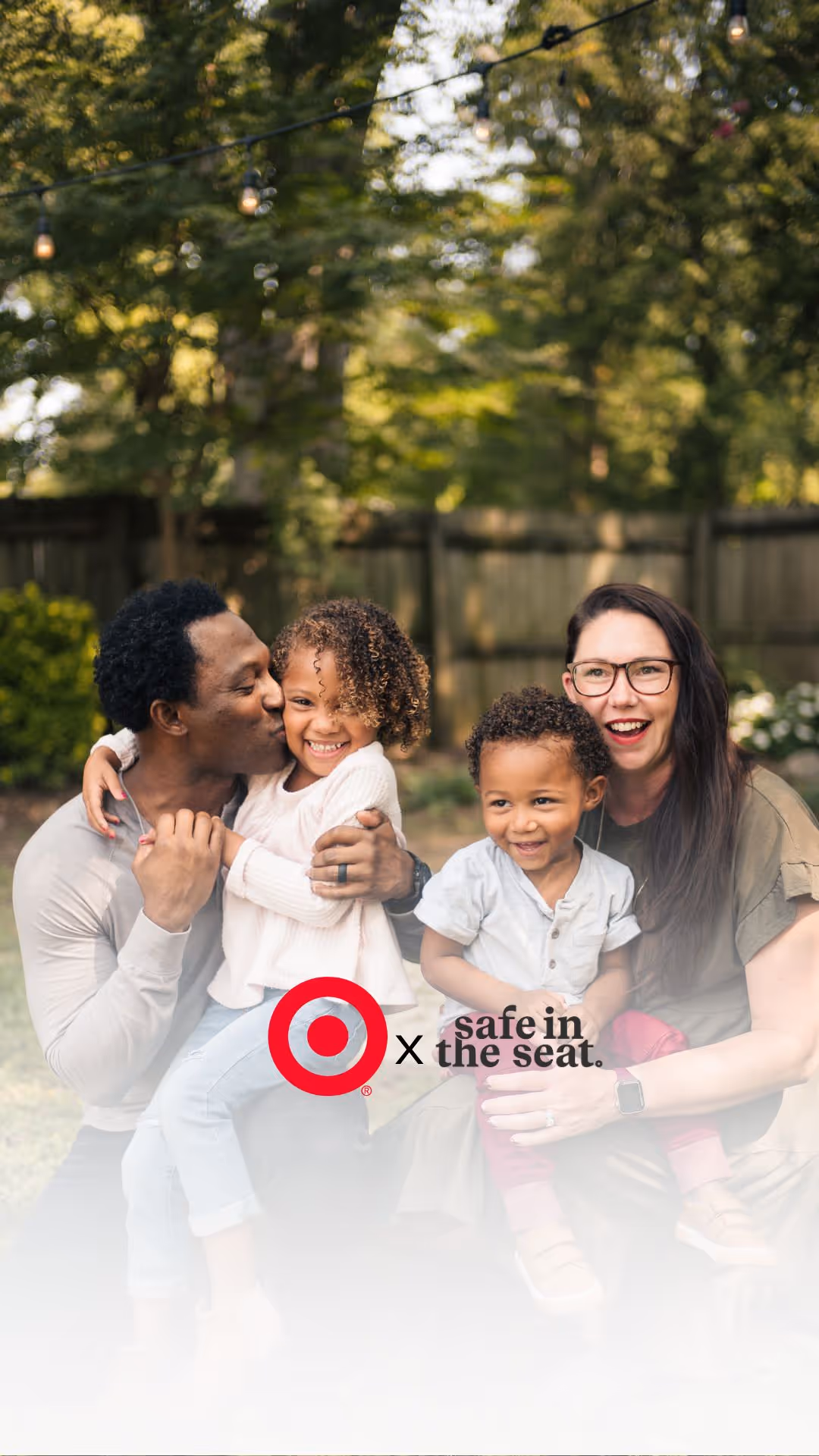 A family photo with two children