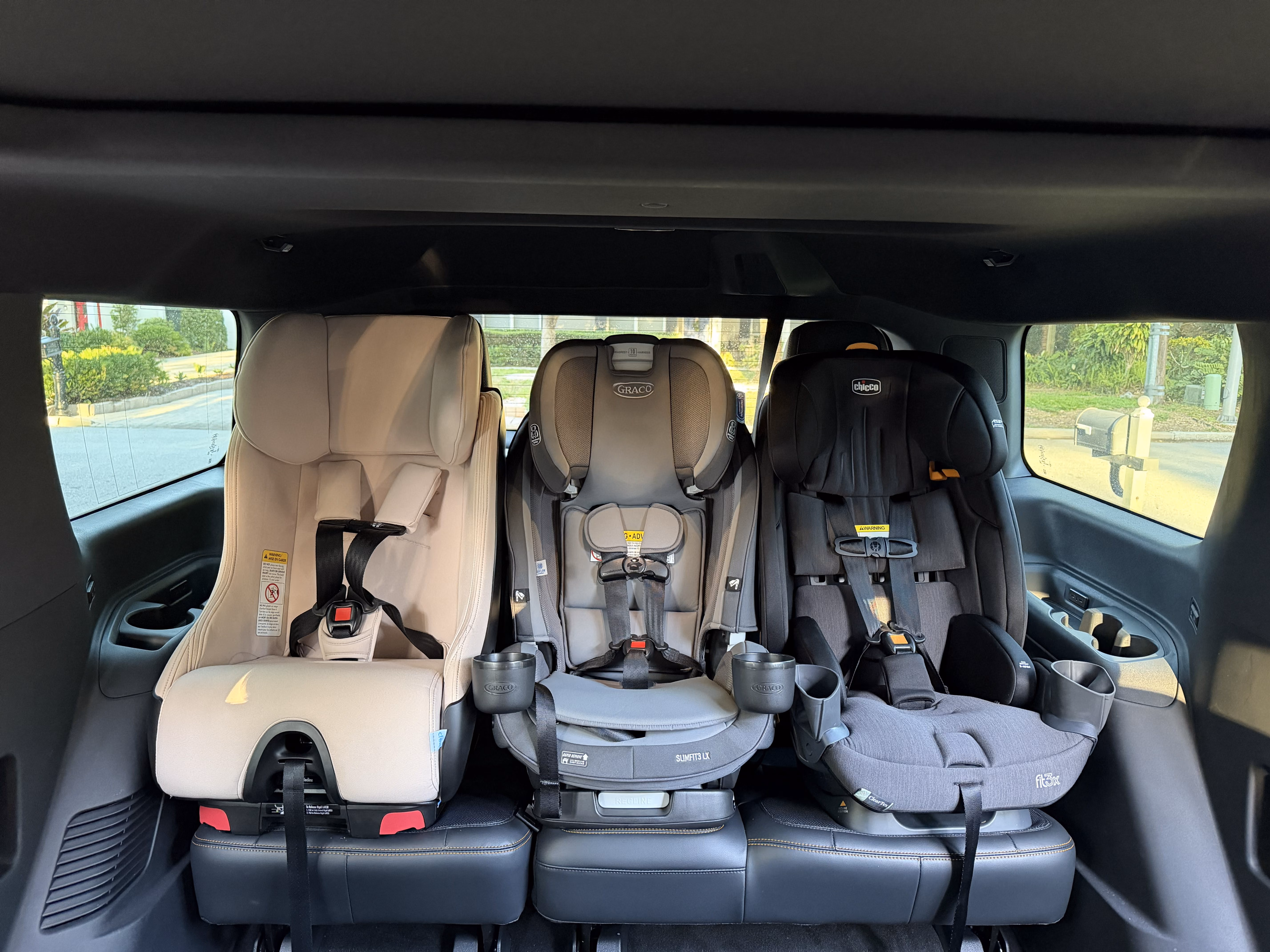 Fitting Three Car Seats in One Row