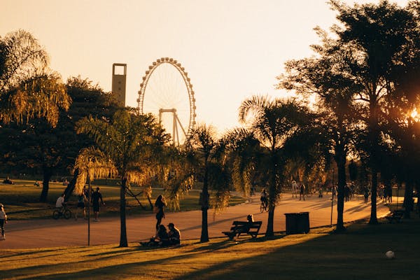 Viaje de ônibus para aproveitar o lazer em família