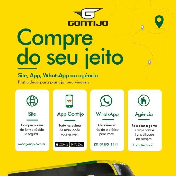 Aplicativo da Gontijo: compre sua passagem e viaje sem filas