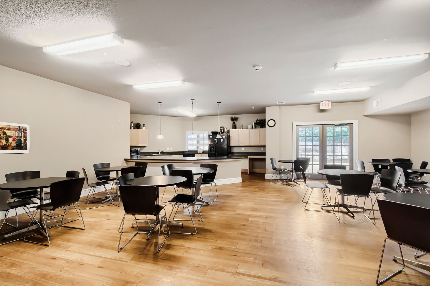 community kitchen area