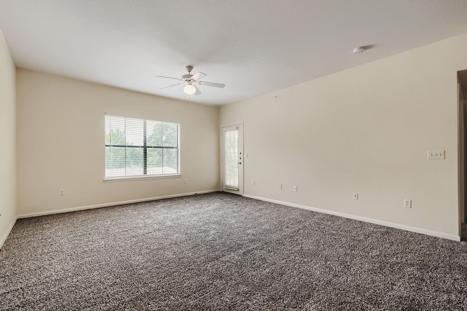 Bedroom with carpet 