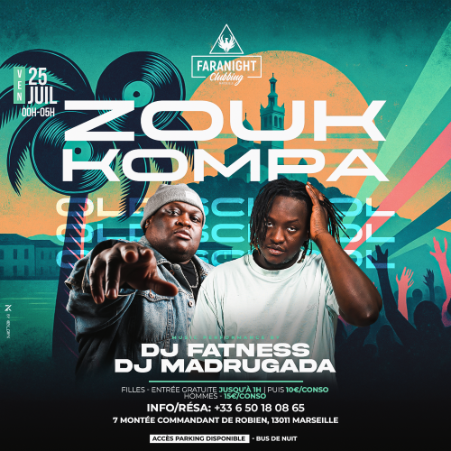 Soirée Zouk Kompa Old School à Marseille