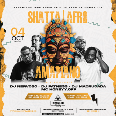 Soirée Shatta Afro & Amapiano à Marseille