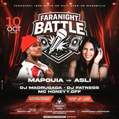 Faranight Battle à Marseille – Mapouia vs Asli