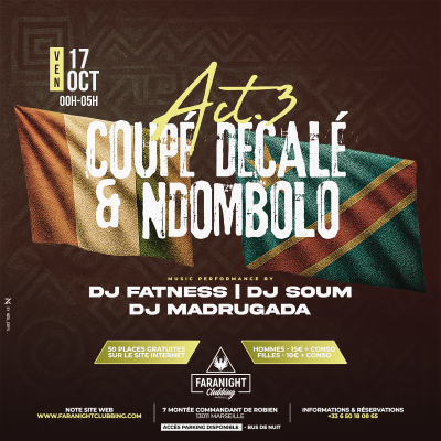 Soirée Coupé Décalé & Ndombolo à Marseille