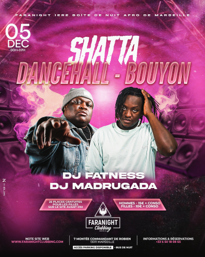 Shatta, Dancehall & Bouyon à Marseille