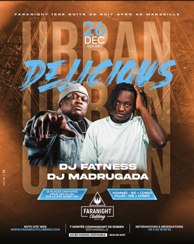 URBAN DELICIOUS : Soirée Afro Beat & Hip-Hop à Marseille