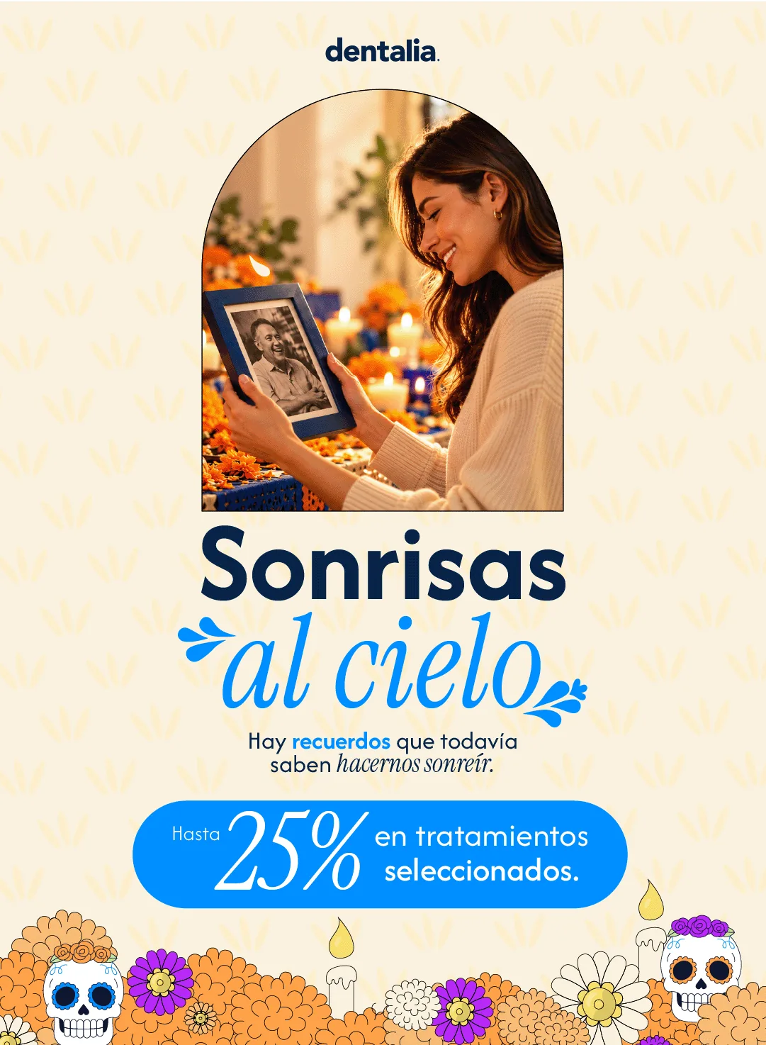 Sonrisas al cielo | dentalia: hasta 25% de descuento en tratamientos seleccionados