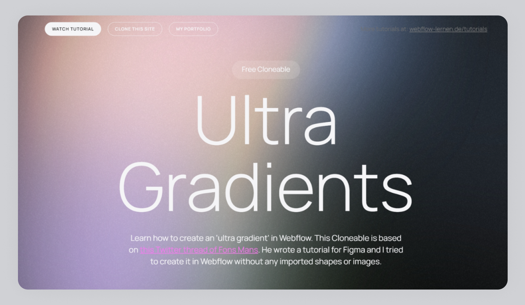 ultra gradients