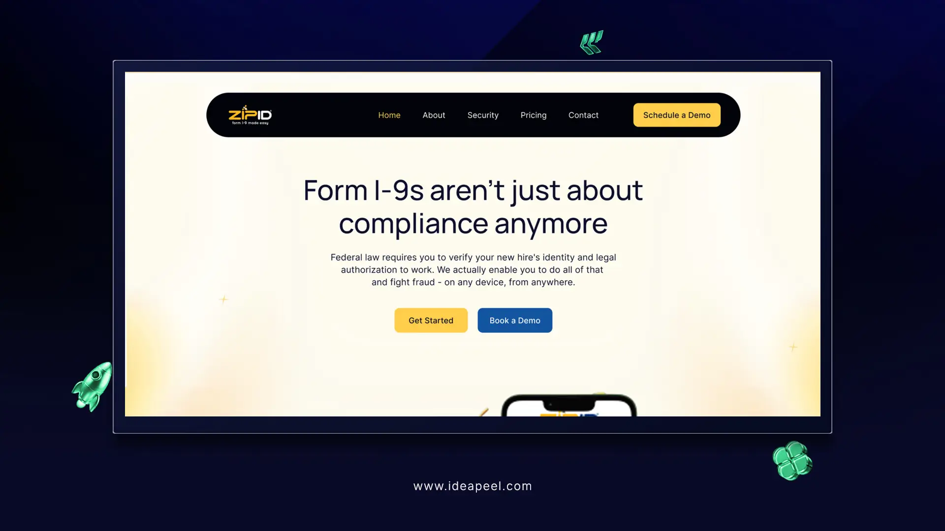 ZipID SaaS Website Redesign