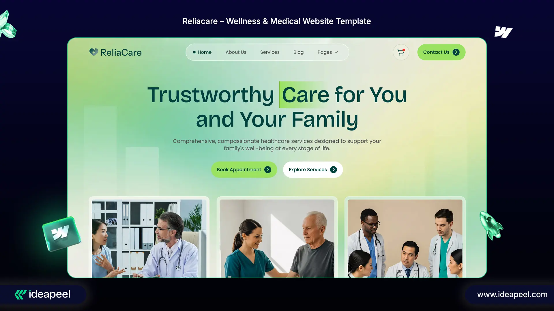 Reliacare – Wellness & Medical Website Template