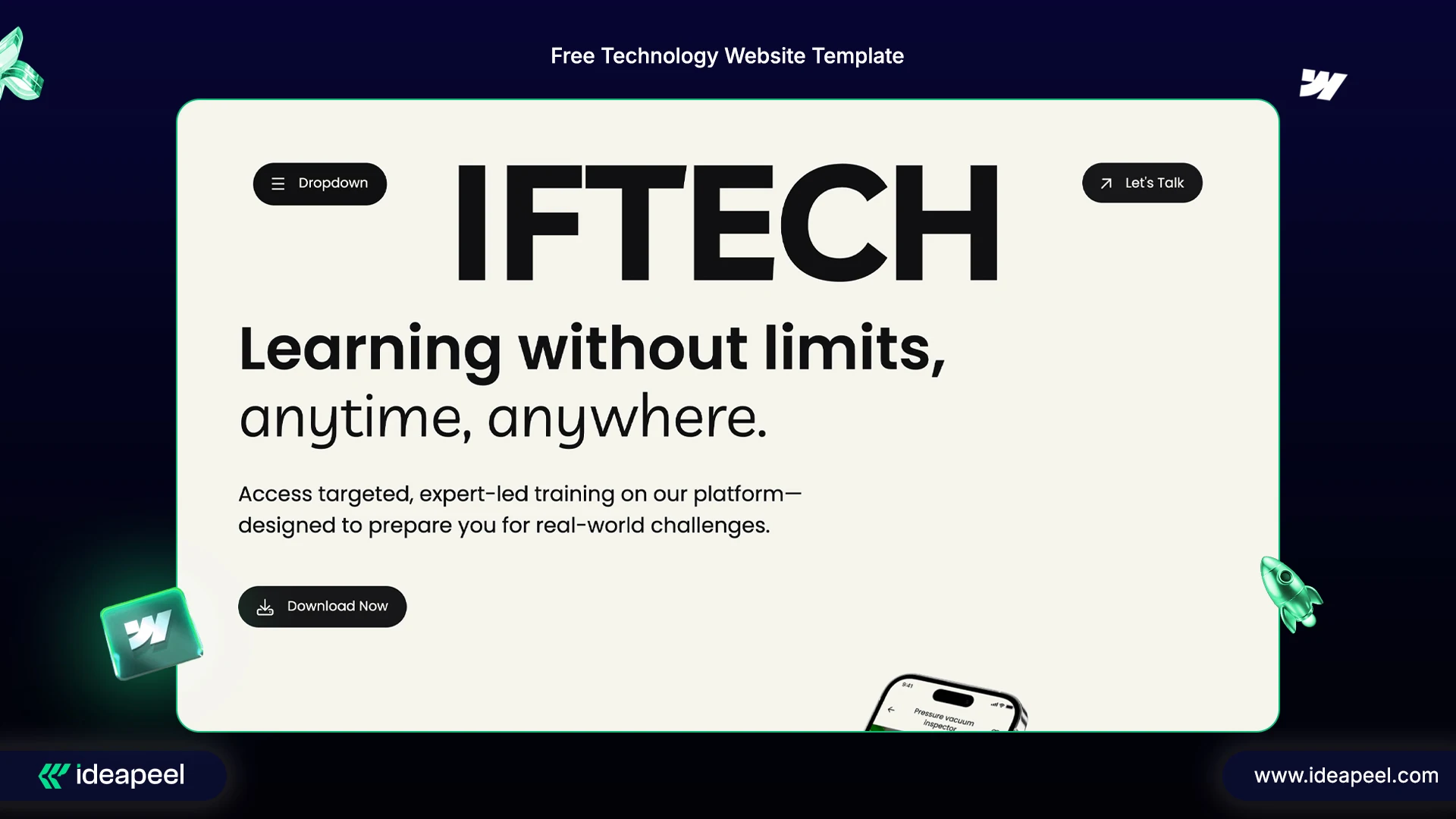 Iftech – Technology Website Template