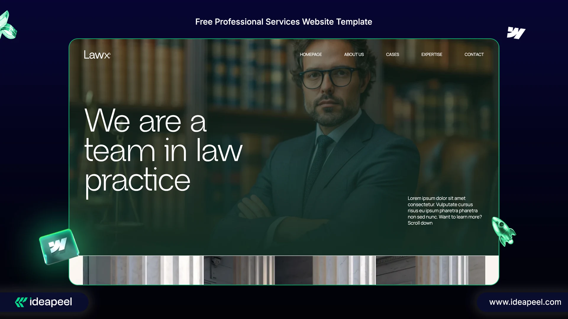  LawX – Professional Services Website Template