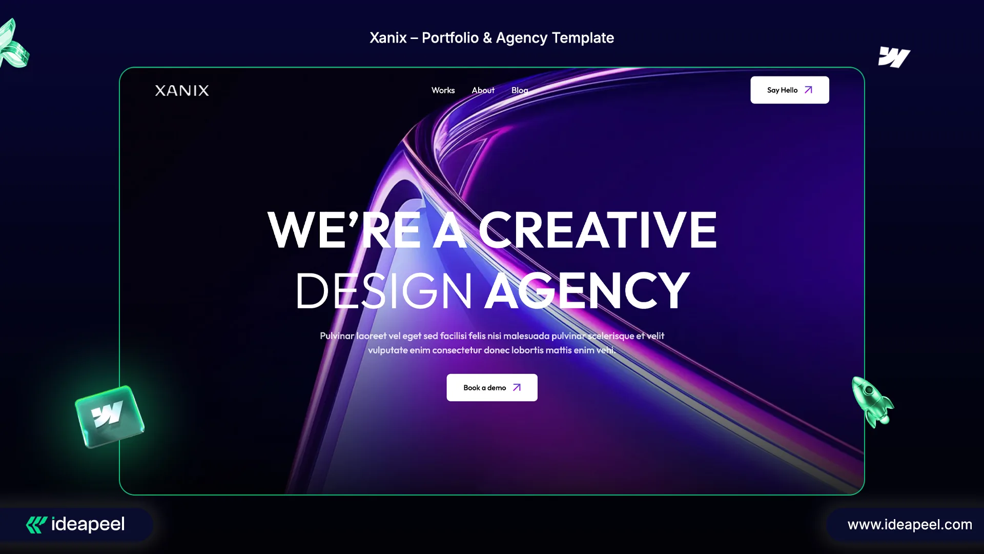 Xanix – Portfolio & Agency Template