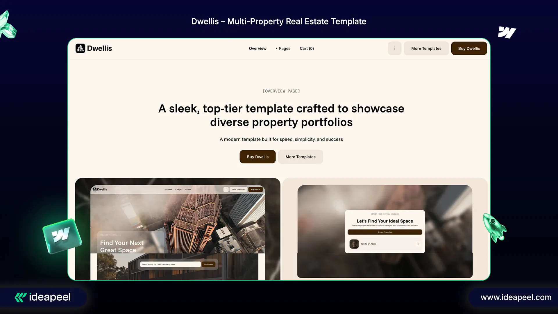 Dwellis –  Real Estate Webflow Template
