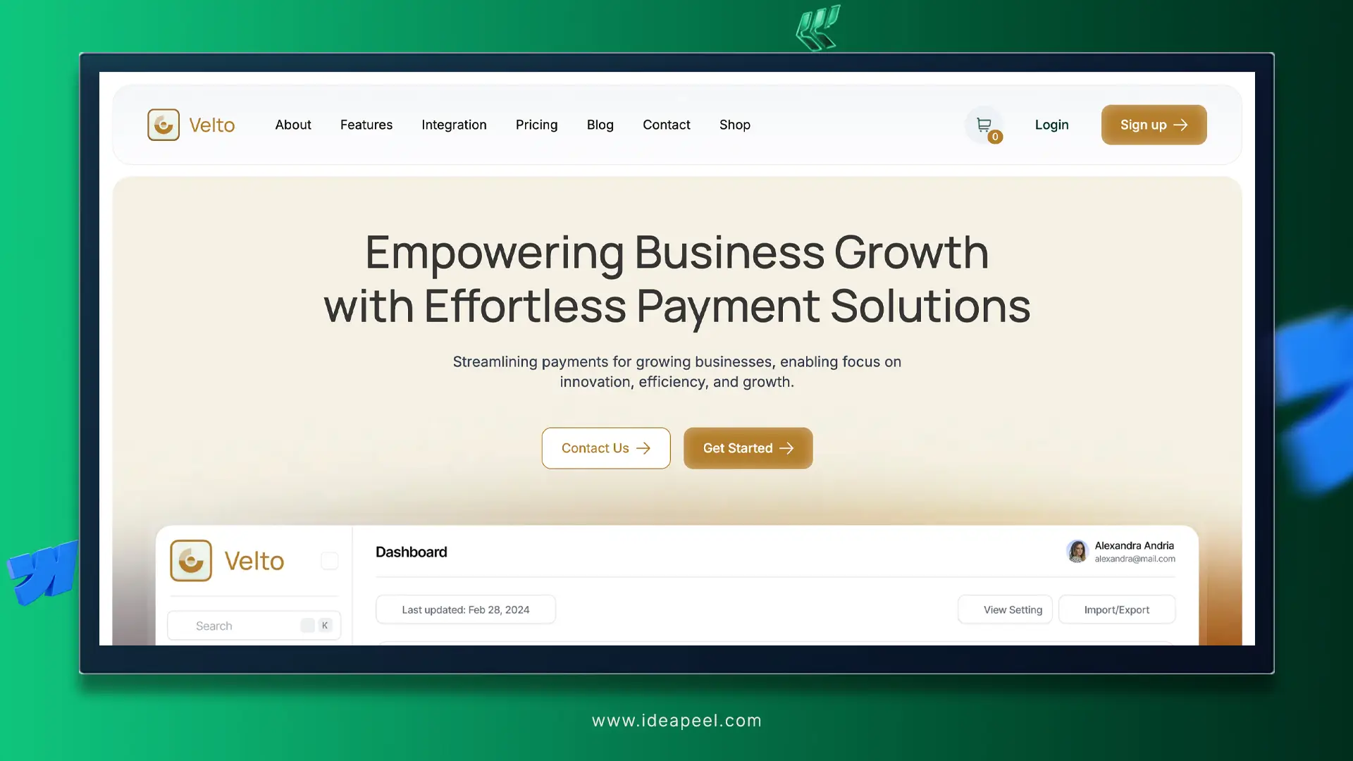 Velto -Fintech & SaaS Webflow  Template