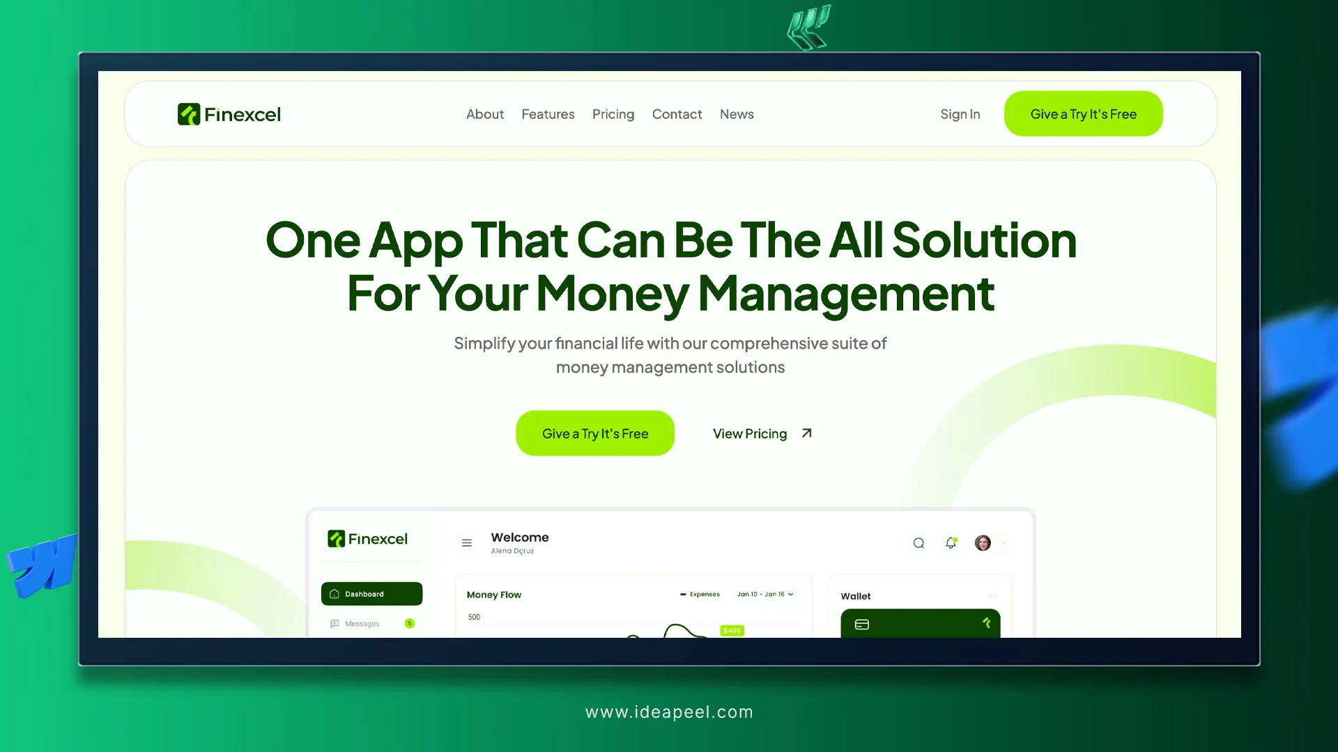 Finexcel - Fintech & SaaS Website Template