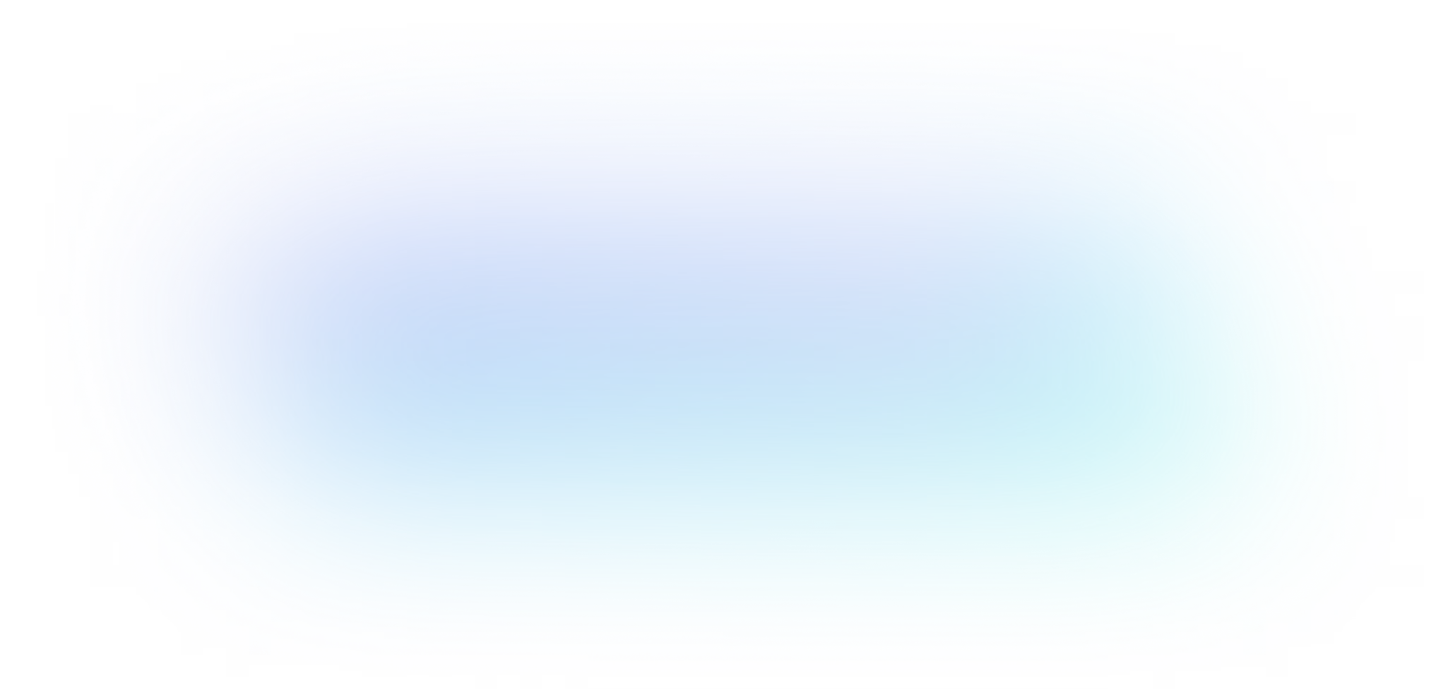 Smooth gradient background transitioning from light blue at the bottom to white at the top.