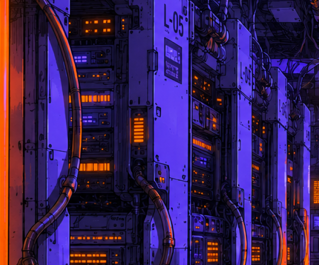 Server infrastructure graphic with GitHub, GitLab, and Sybil integration icons