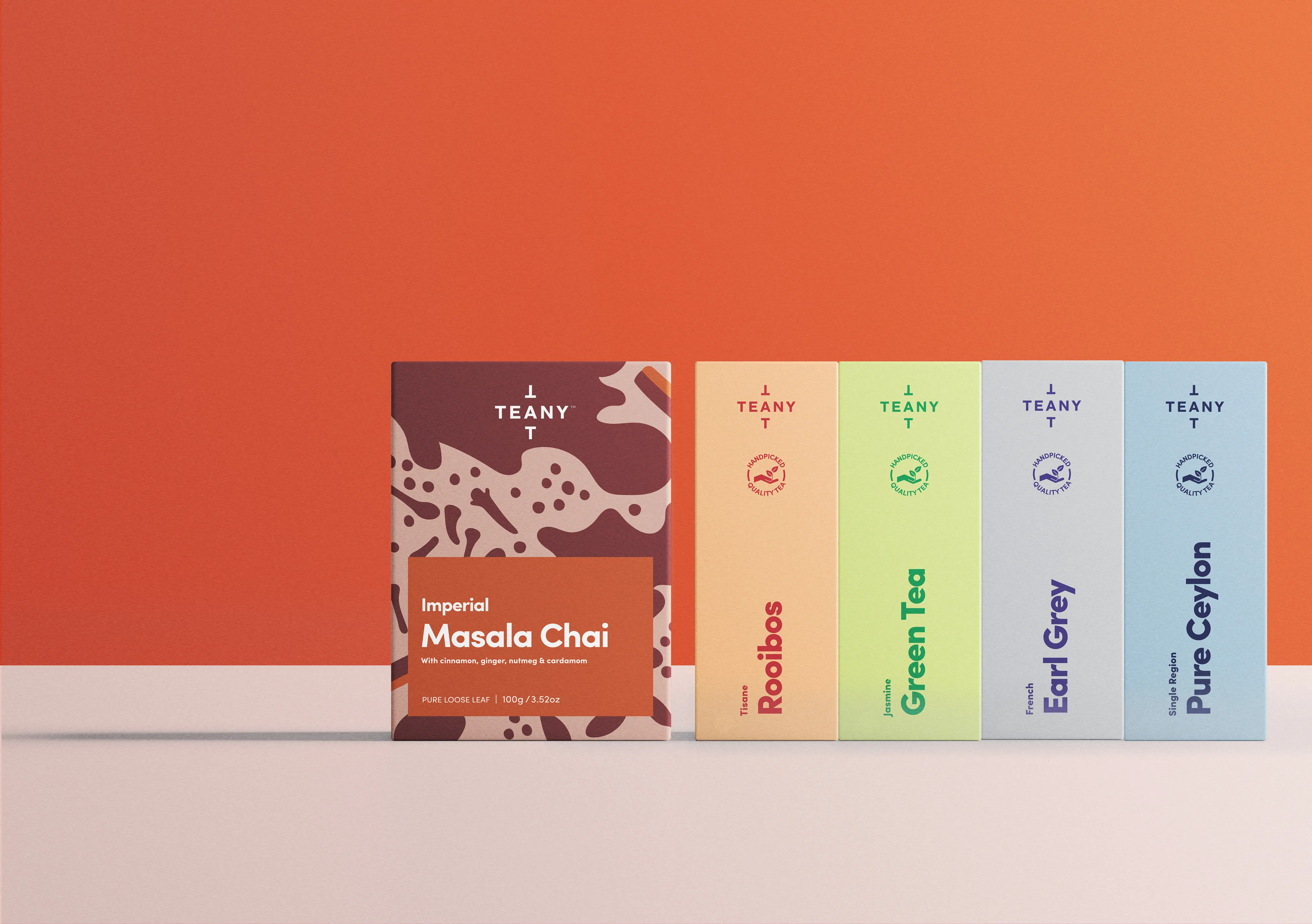 Teany tea packaging