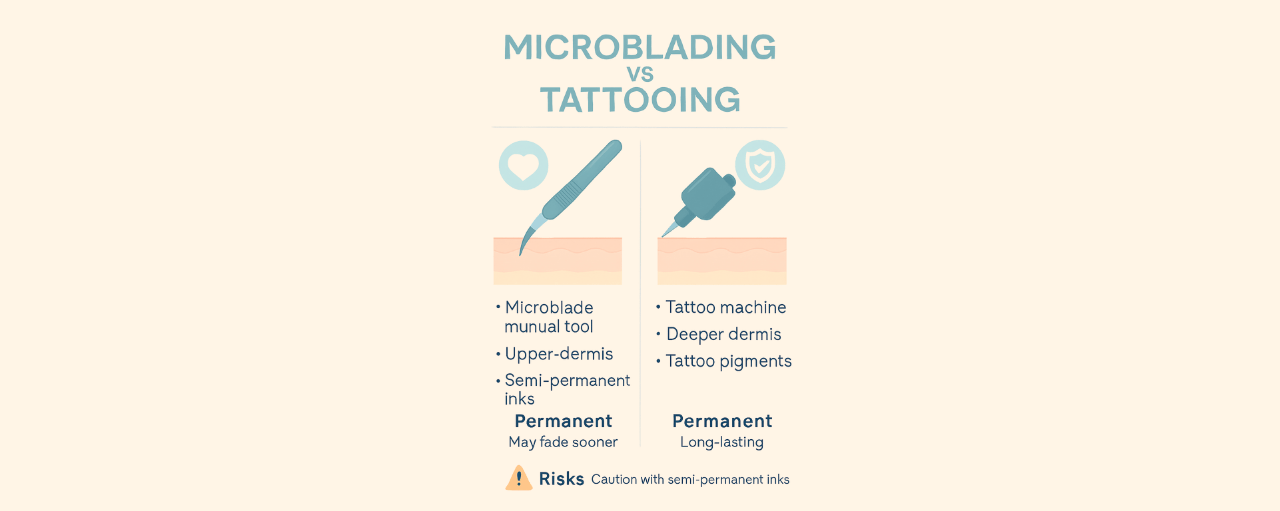 Microblading vs. Tattooing: The Essential Differences and Hidden Truths