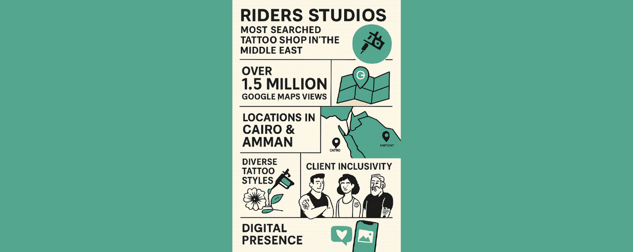 How Riders Studios Became the Most Searched Tattoo Shop in the Middle East