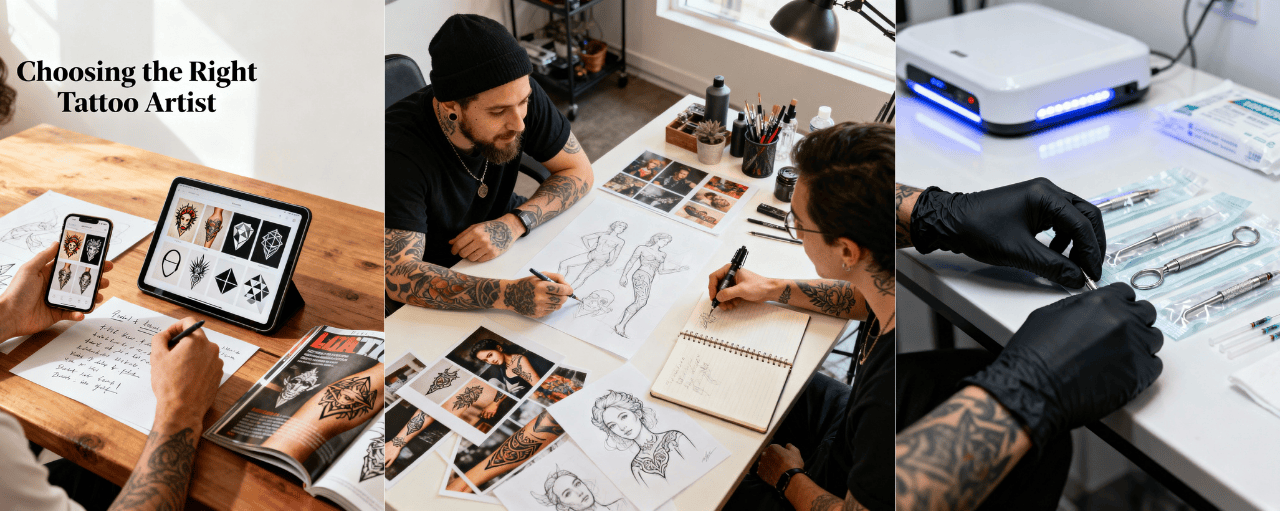 How to choose the right tattoo artist for you in Cairo or Amman