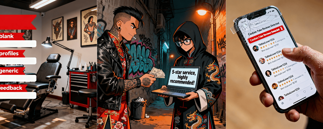 How to spot fake tattoo artist reviews in Egypt and Jordan