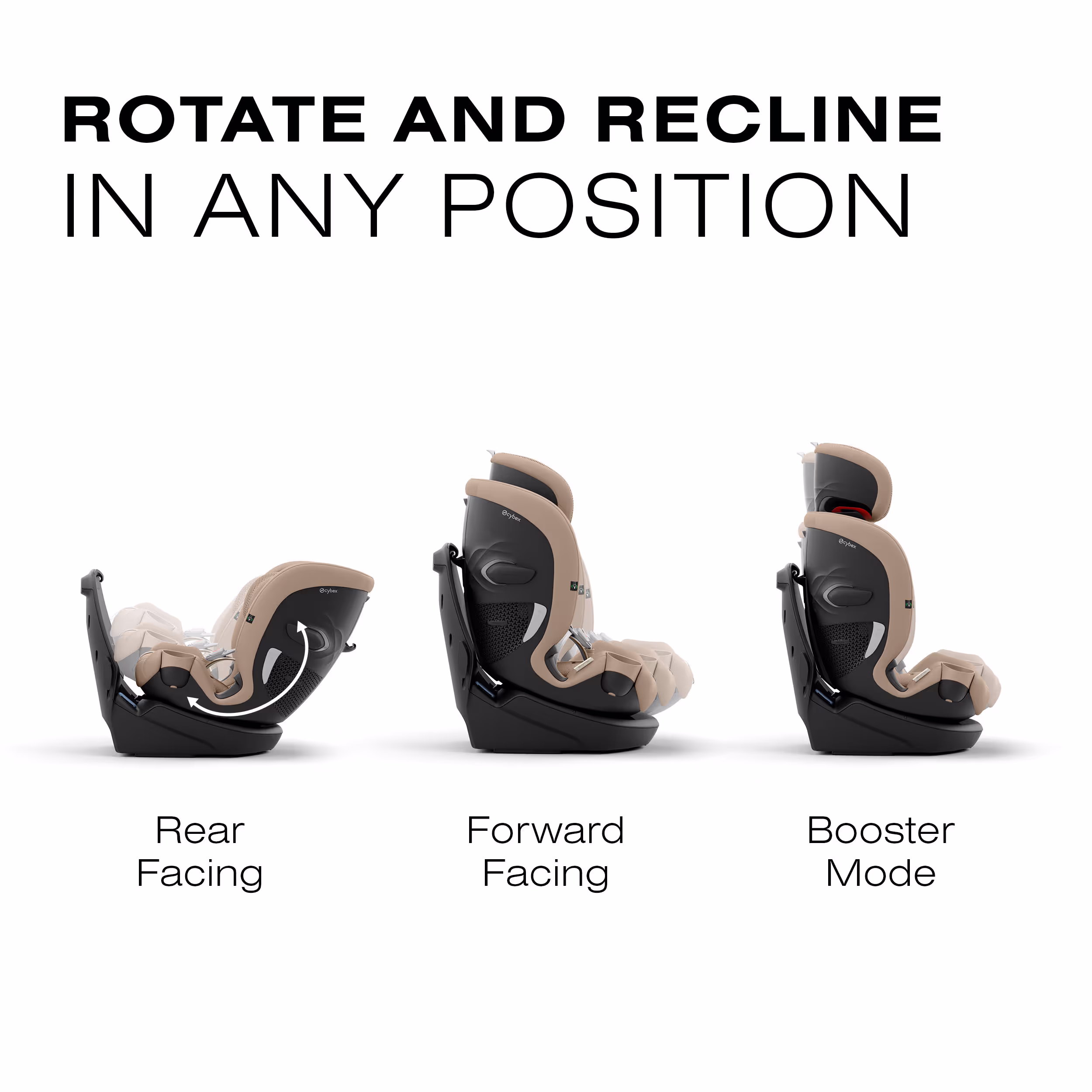 Cybex Callisto G rotate and recline