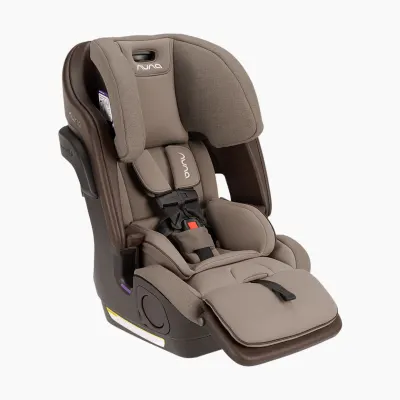 Nuna Lumn forward-facing harness-to-booster car seat with adjustable headrest and breathable fabric