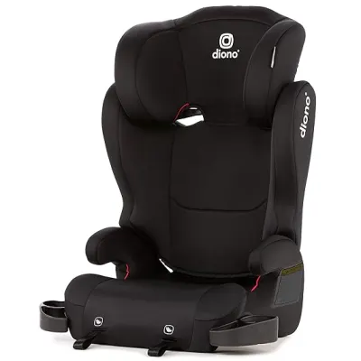 Cambria 2 by Diono high-back booster car seat with adjustable headrest and contoured side wings.