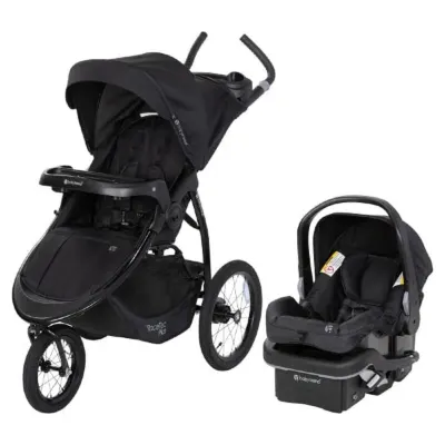 Baby Trend Expedition Race Tec Plus jogging stroller with EZ Lift infant car seat