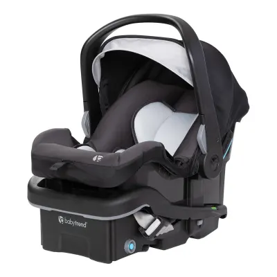 EZ Lift Proby Baby Trend infant car seat — rear-facing carrier with detachable base and canopy.