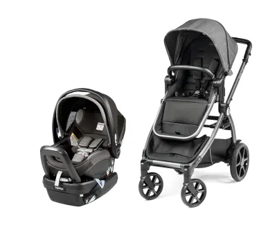 Ypsi stroller with Primo Viaggio 4-35 Nido infant car seat travel system.