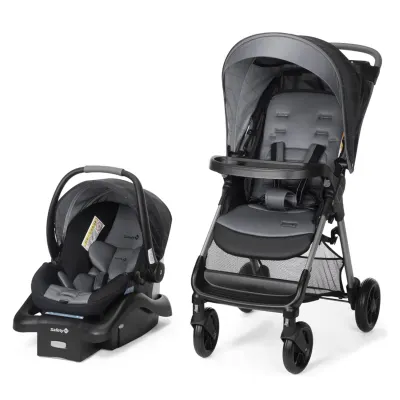 Safety 1st Smooth Ride QCM onBoard 35 LT infant travel system carrier, rear-facing.
