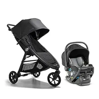 Baby Jogger City Mini GT2 with City GO 2 infant car seat. Infant travel system.