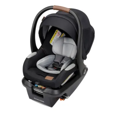 Maxi-Cosi Mico Luxe infant car seat, carrier-style for newborns.