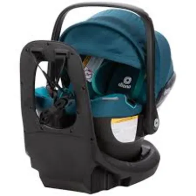 Diono LiteClik 30 XT rear-facing infant car seat with adjustable handle and padded head support