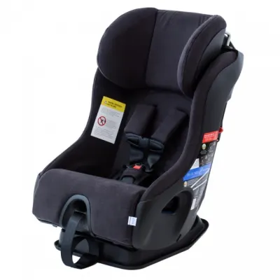 Flloby Clek convertible car seat, rear- and forward-facing, for infants and toddlers.